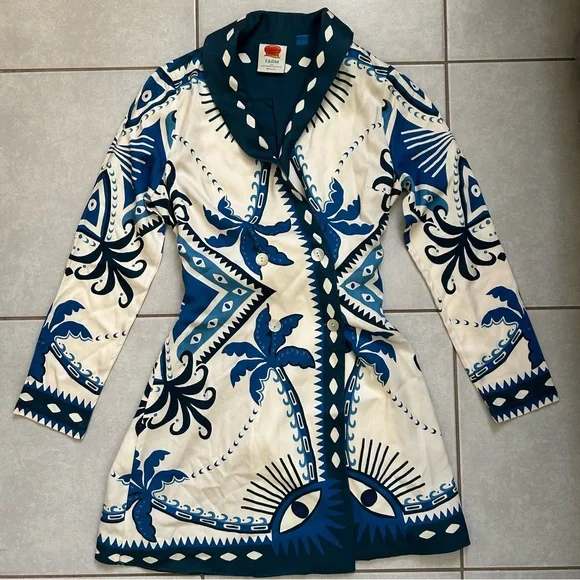 Farm Rio Long Sleeve Blazer Dress - Picture 3 of 12